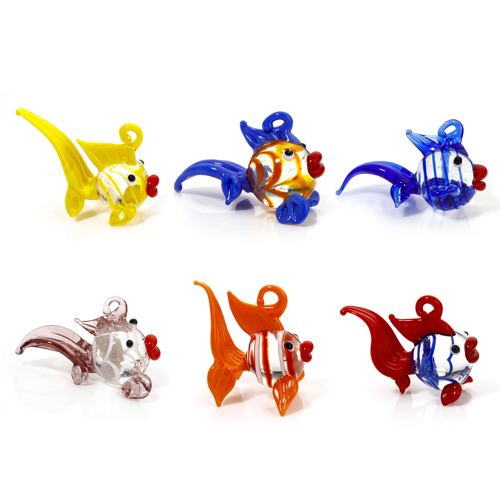 Aquarium Innovative Marine - 1 Piece Cute 3D Goldfish Lampwork