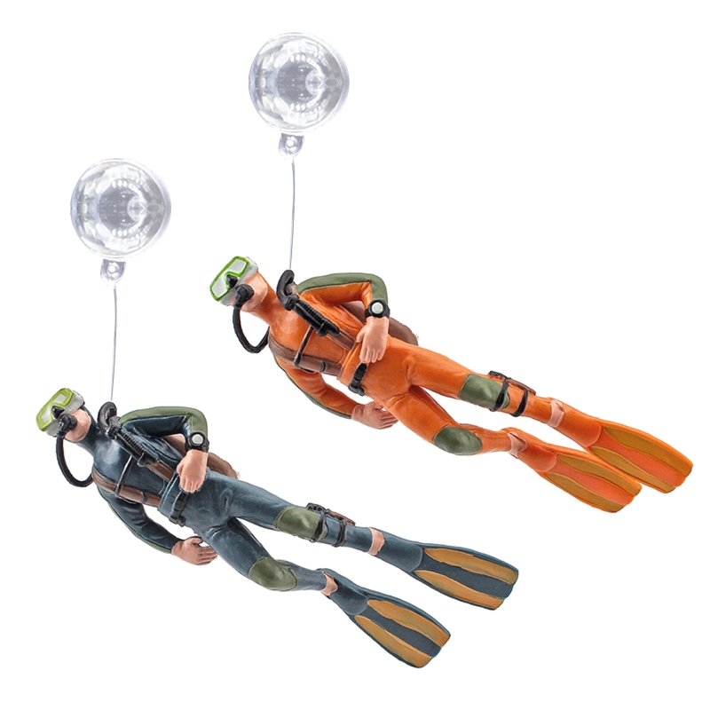 Aquarium Innovative Marine - Aquarium Diver Decoration Floating Resin Divers