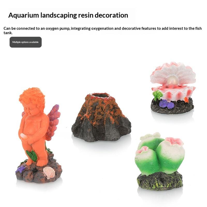 Volcano Shaped Aquarium Bubble - Aquarium Innovative Marine review and price