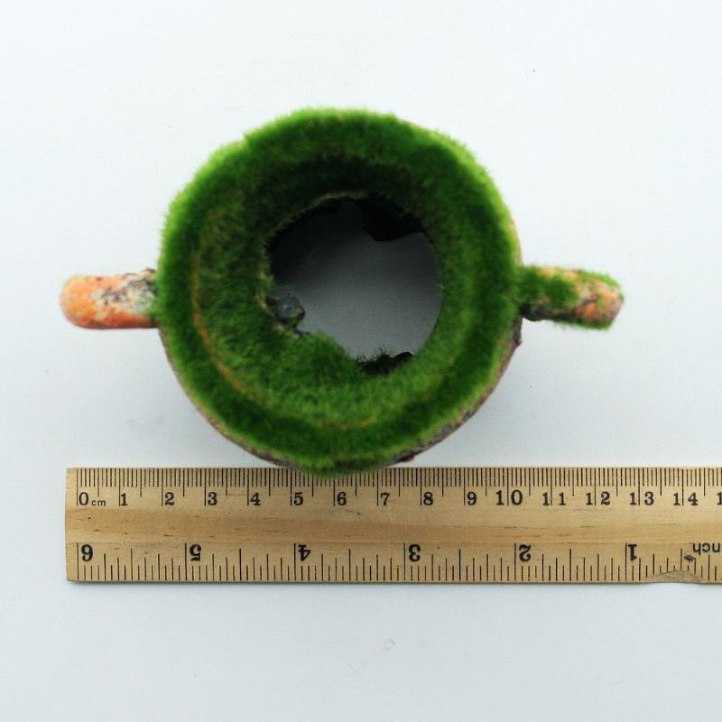 1pc Resin Vase with Moss Aquar - Aquarium Innovative Marine review and price
