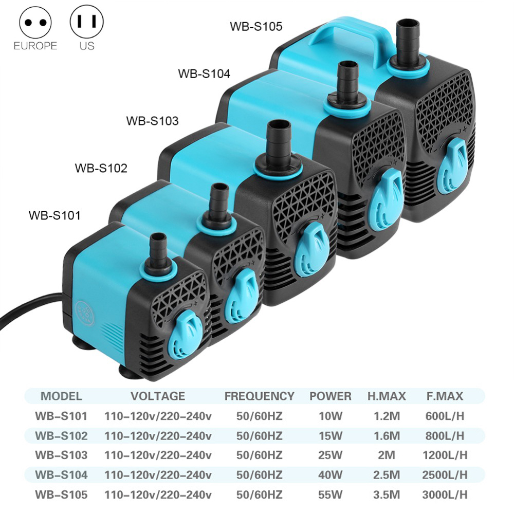 220V Ultra Quiet Submersible W - Aquarium Marine Filter review and price