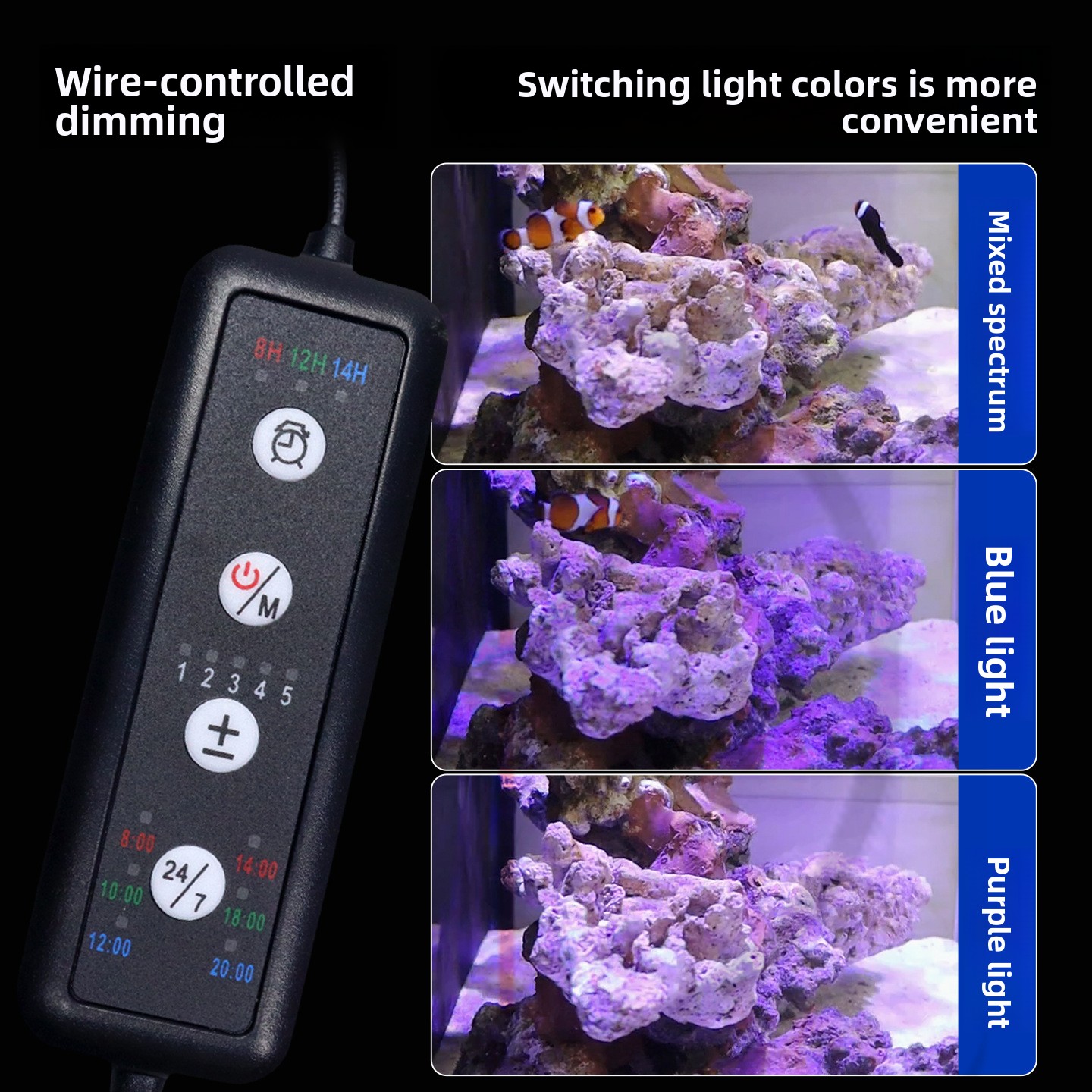 Deep-sea spectral intelligent  - Marine Aquarium Led Lights review and price