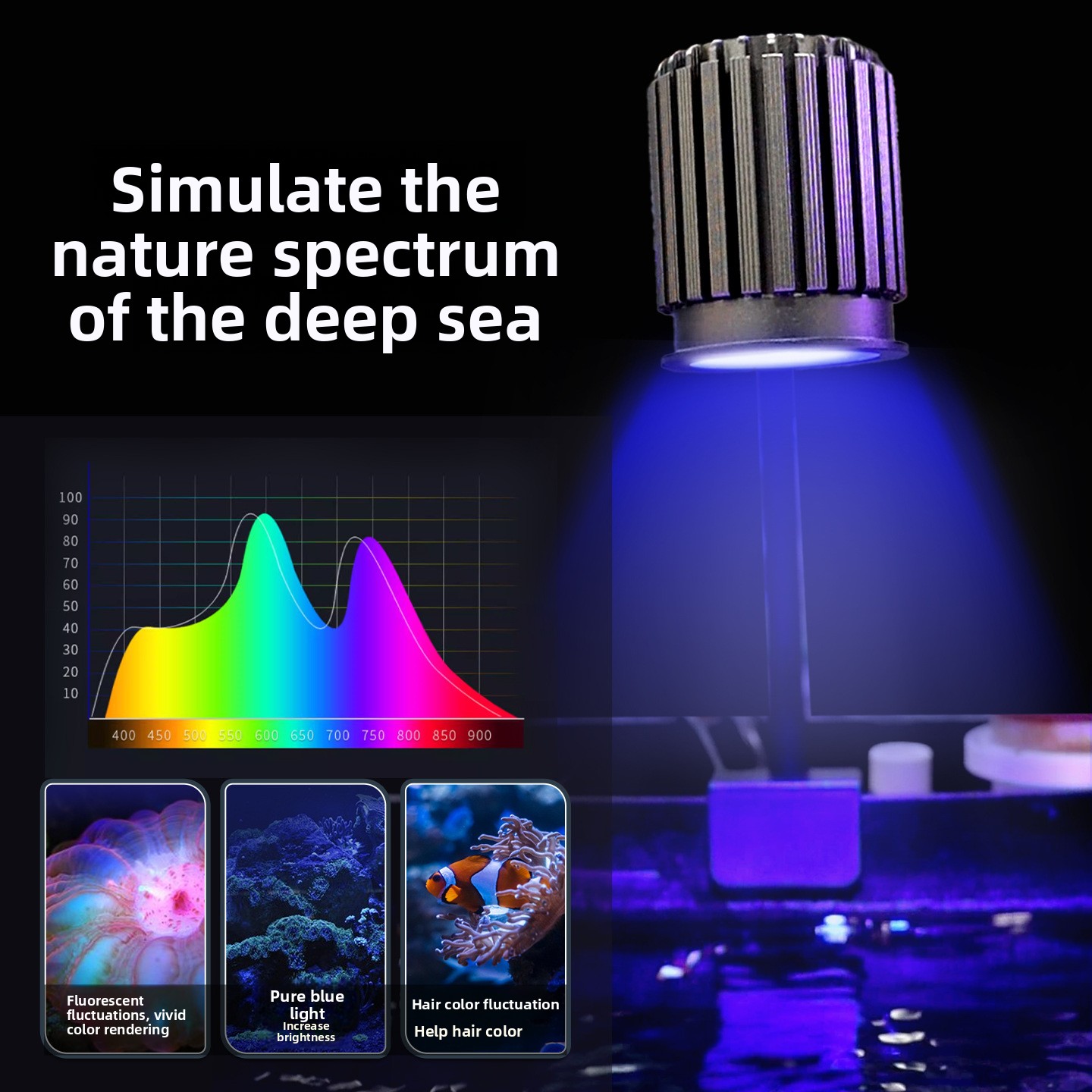 Deep-sea spectral intelligent  - Marine Aquarium Led Lights review and price