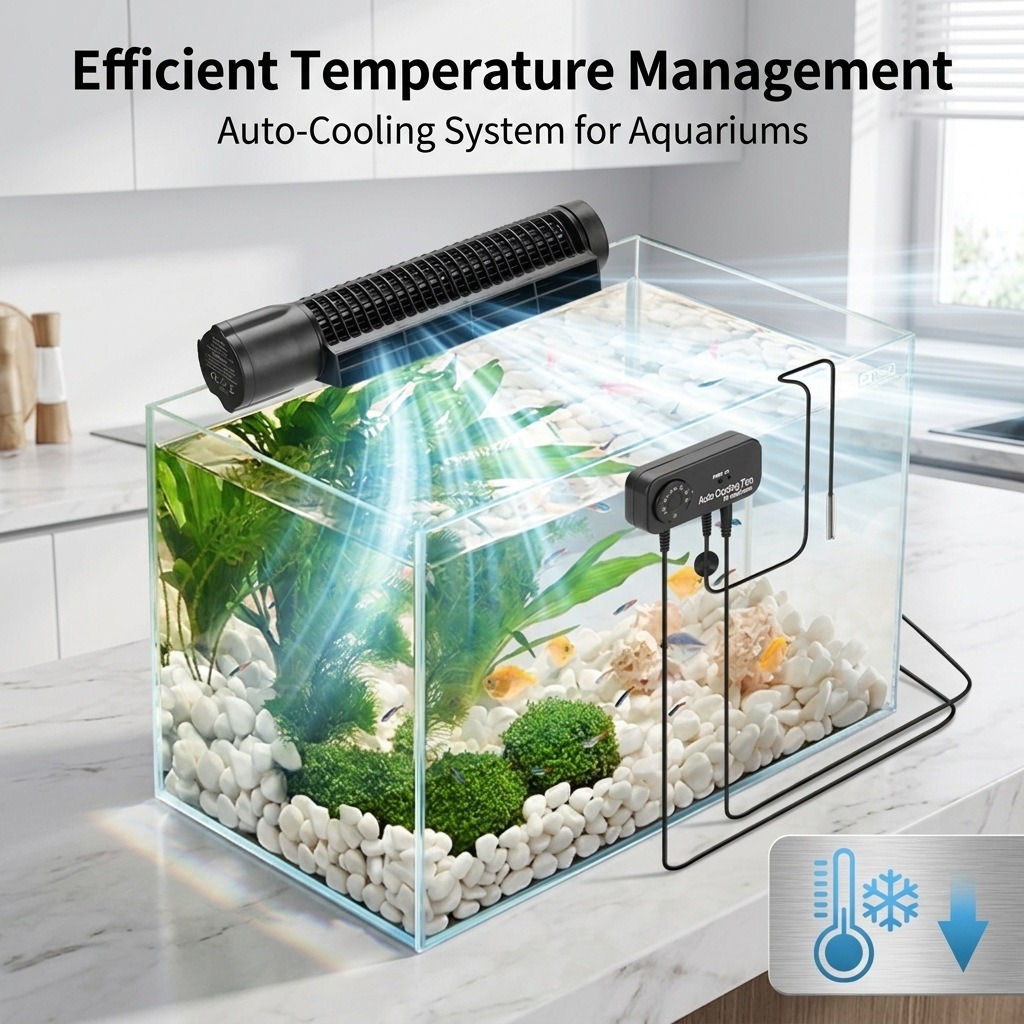 3w/4w Aquarium Cooling Fan Aut - Marine Aquarium Temperature review and price