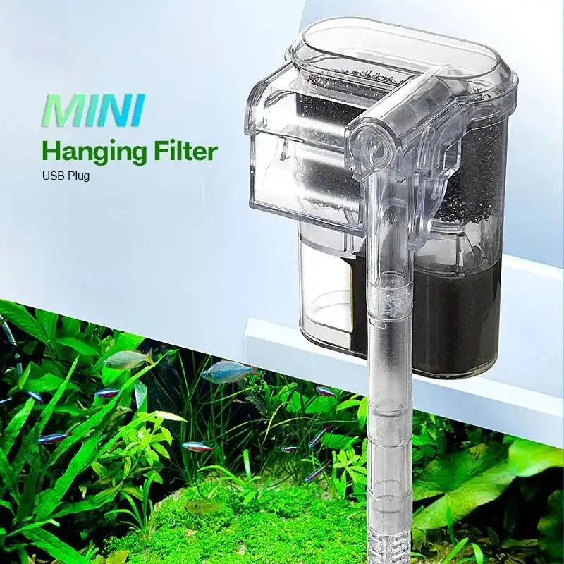 Mini External Waterfall Fish T - Aquarium Marine Filter review and price