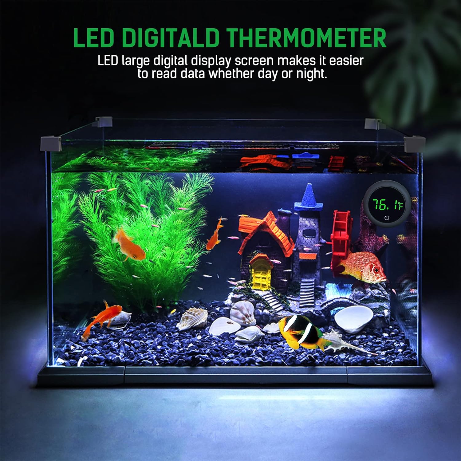 LED Digital Fish Tank Thermome - Marine Aquarium Temperature review and price