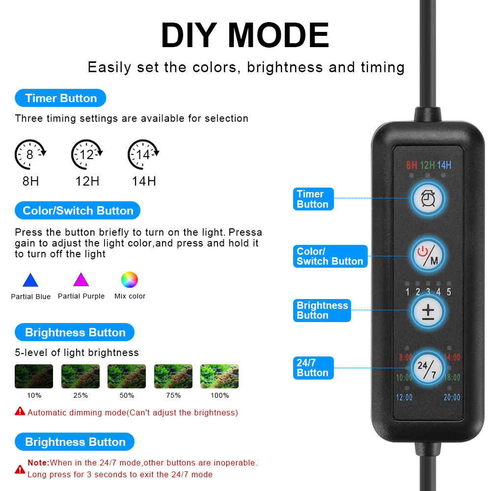 LED Aquarium Light Full Spectr - Marine Aquarium Led Lights review and price
