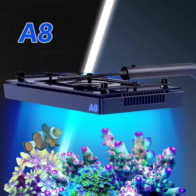 A8SE II Max Blue 240W WiFi App - Marine Aquarium Led Lights review and price